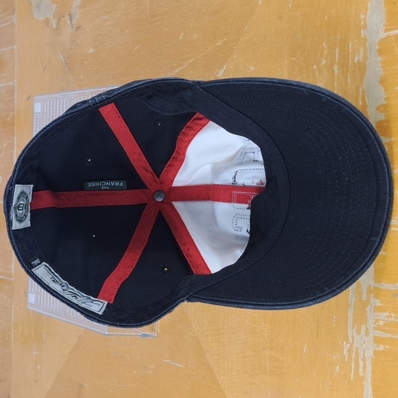 Georgia Bulldogs raised embroidered spellout black & red SM casual fitted hat - Picture 6 of 7